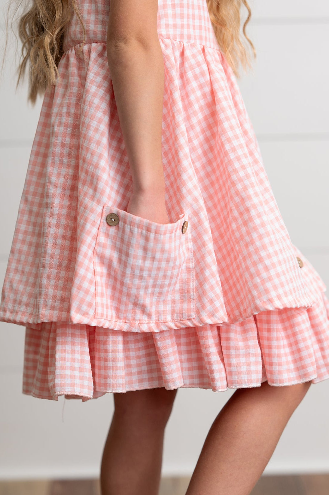 Pink Gingham Dress