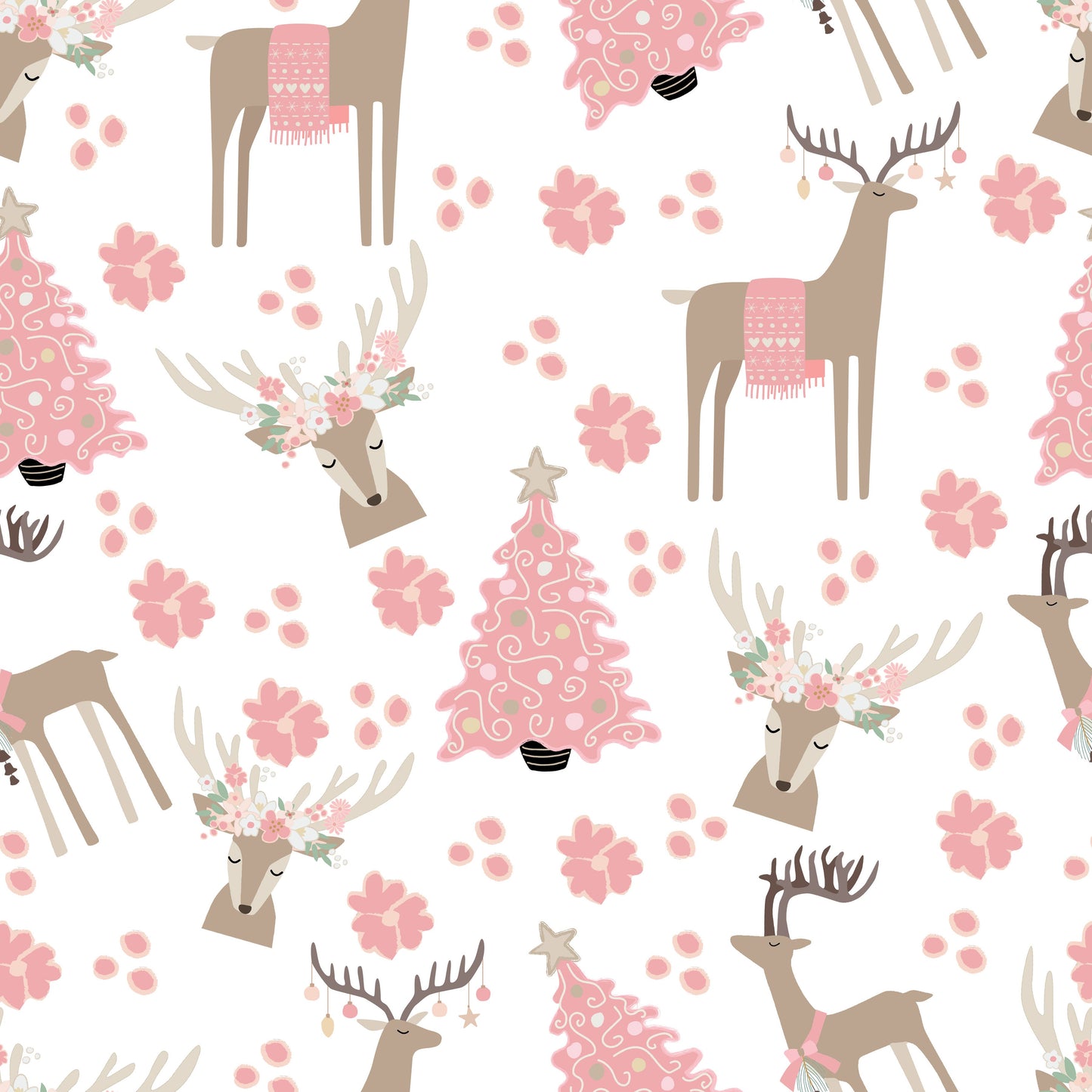 Pink Deer Lounge Play Gown