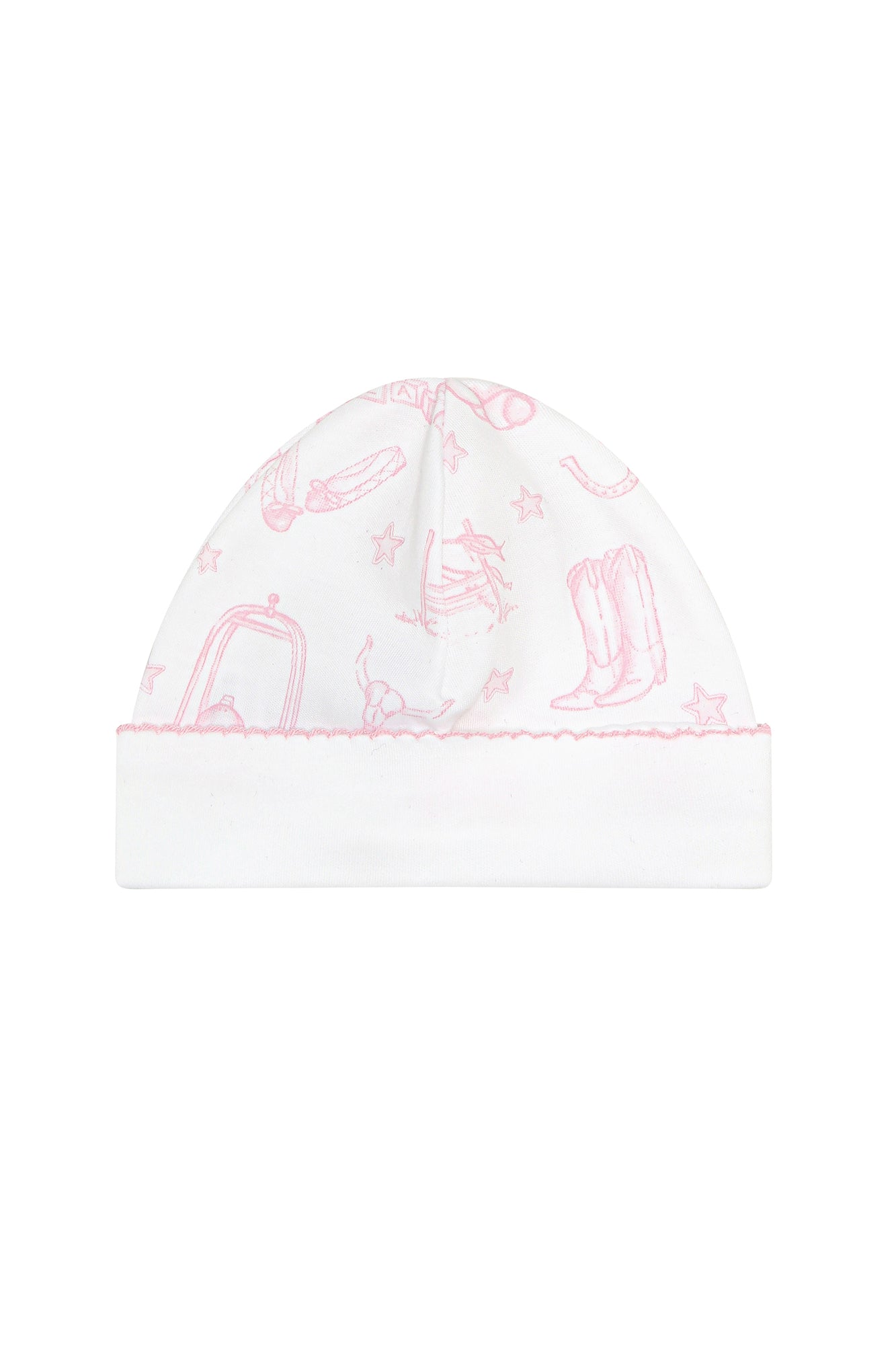 Pink Lone Star Toile Hat