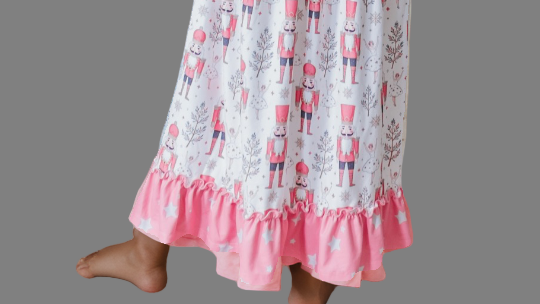 Pink Nutcracker Lounge Gown