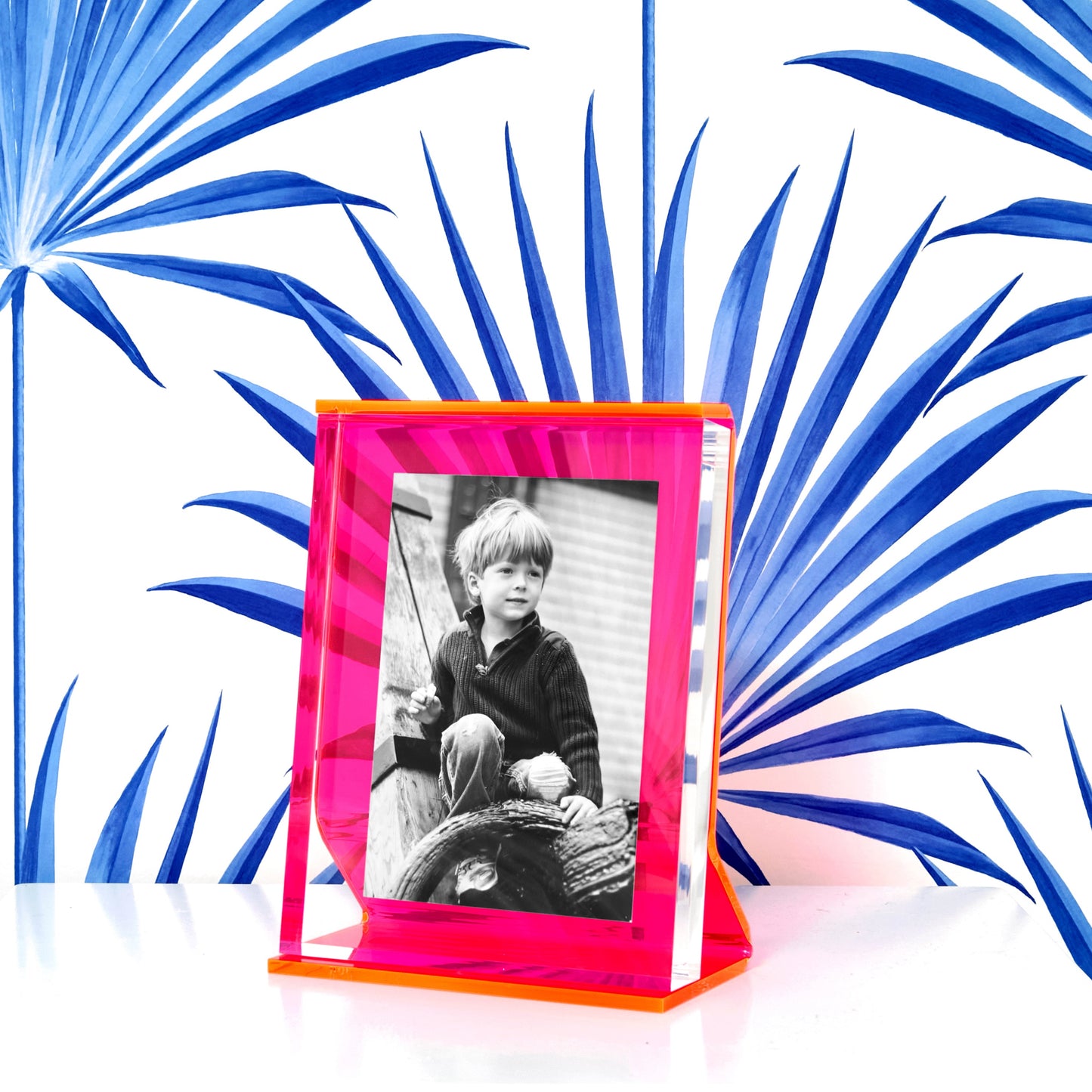 Hot Pink Acrylic Retro Frame