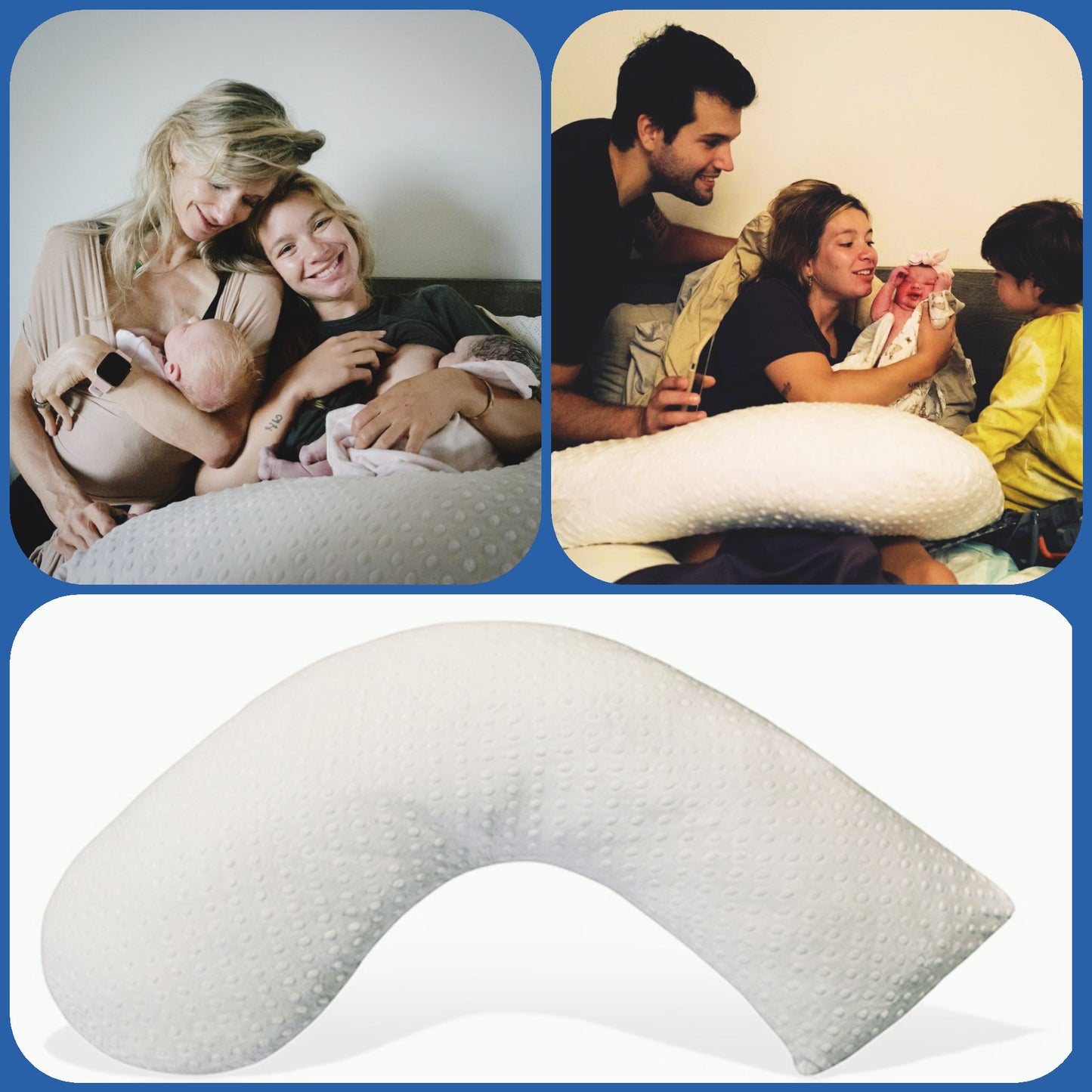 Luna Lullaby Nursing Pillow - Cool-Tex Design | Comfortable Feeding Pillow for Mom & Baby