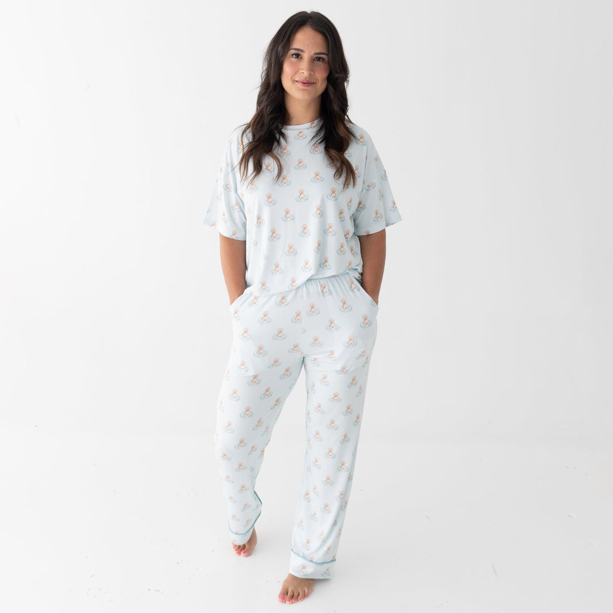 Puppy Pool Party Women's Lounge Set