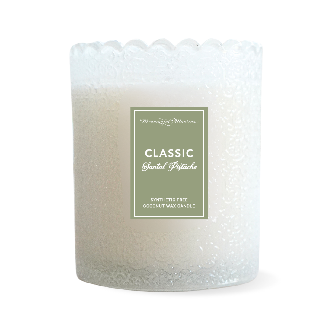 Santal Pistache Natural Candle 8oz Kaia Collection