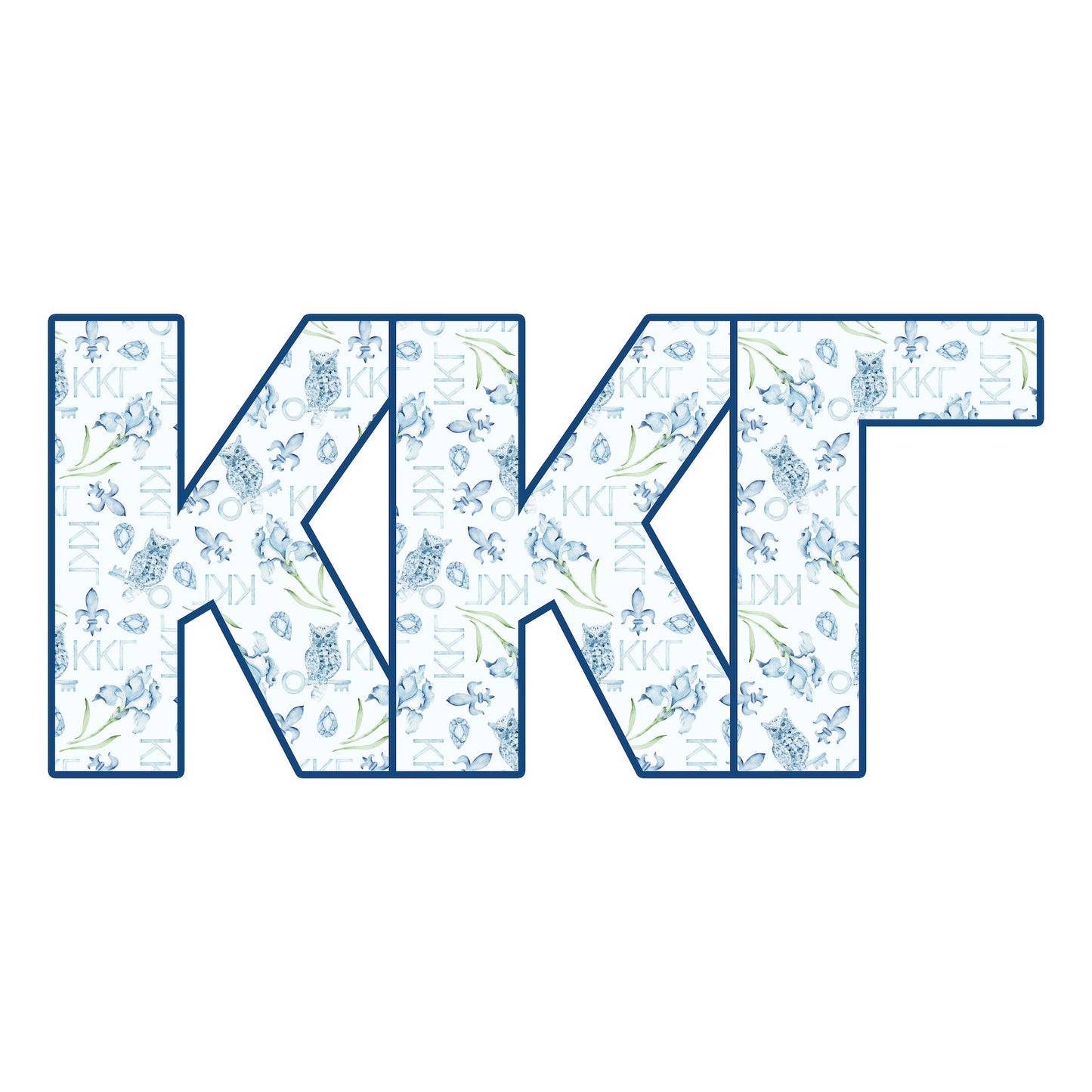 Kappa Kappa Gamma Door Hanger