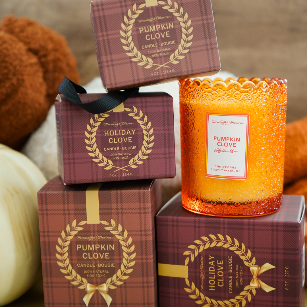 Pumpkin Clove Natural Candle 8oz Kaia Collection