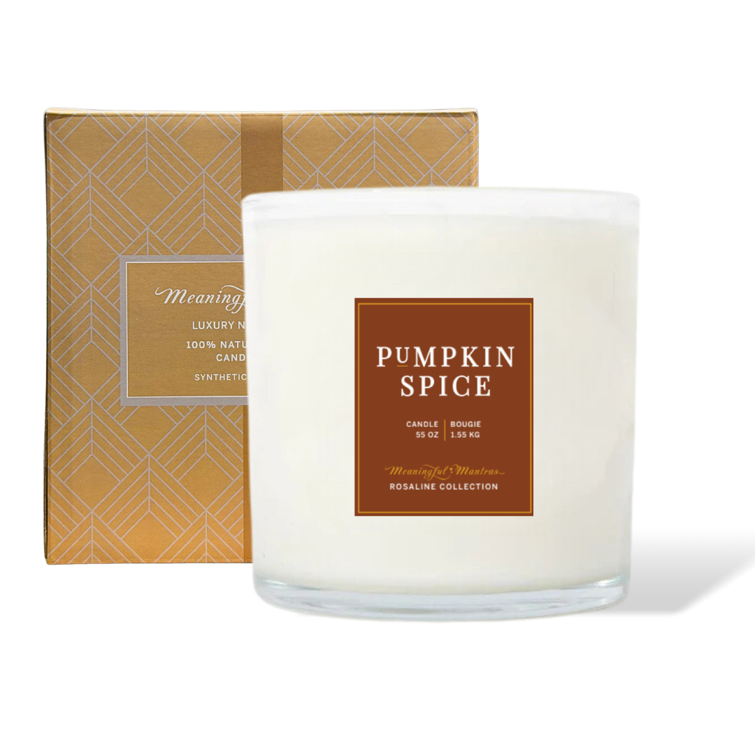 Pumpkin Spice Natural Candle 55oz Rosaline Collection