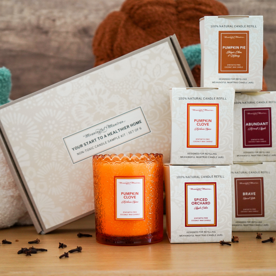 Pumpkin Clove Natural Candle 8oz Kaia Collection Refill