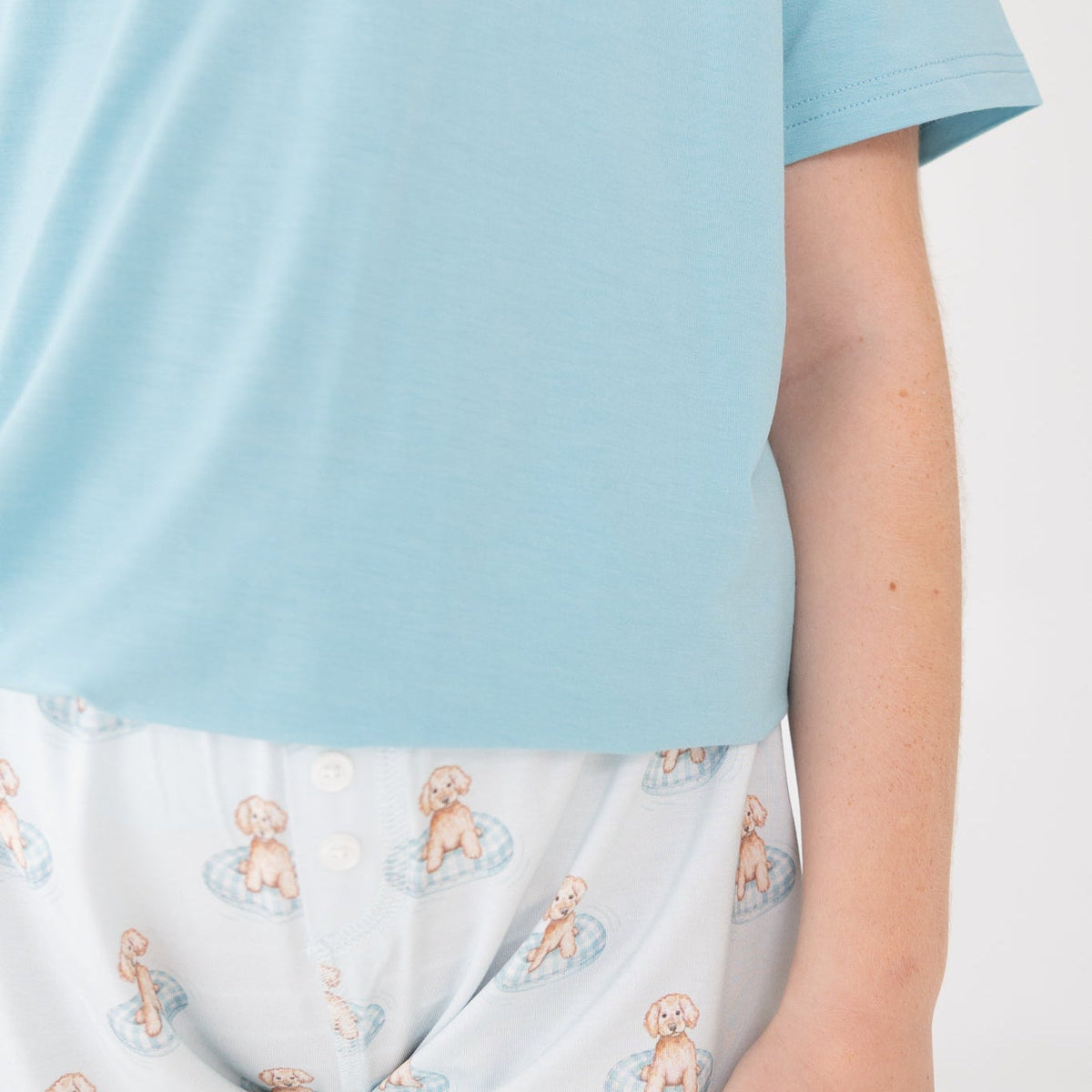 Puppy Pool Party Youth Girls Shorts Set