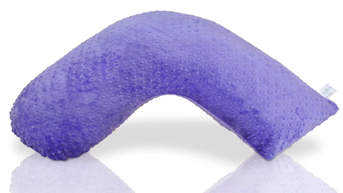 Award-Winning Nursing Pillow - Purple Jewel Design | Ergonomic Breastfeeding Support | Luna Lullaby