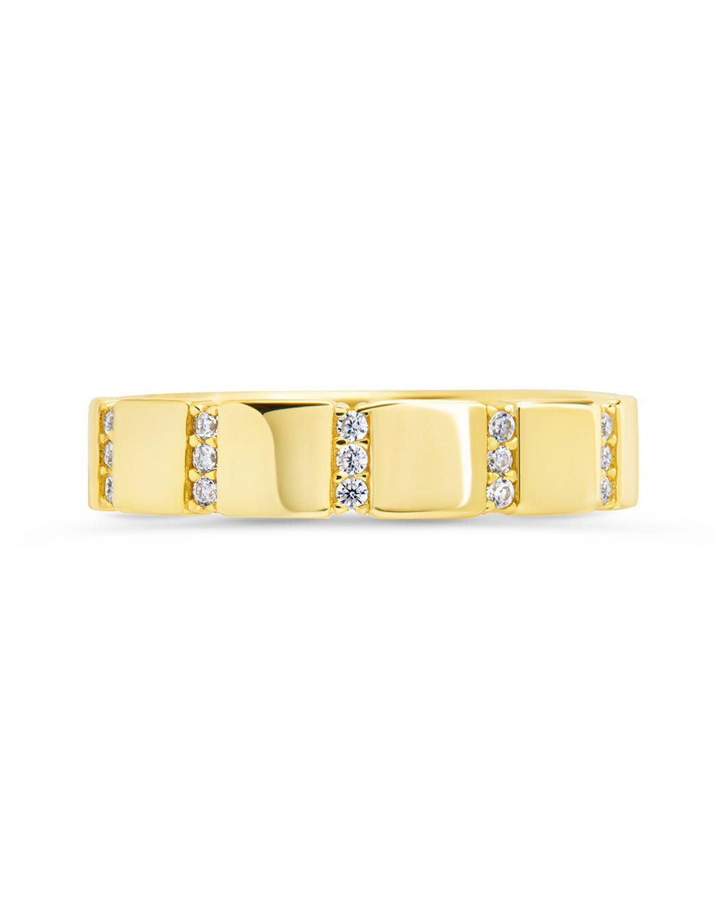 Sterling Silver Bradley CZ Ring