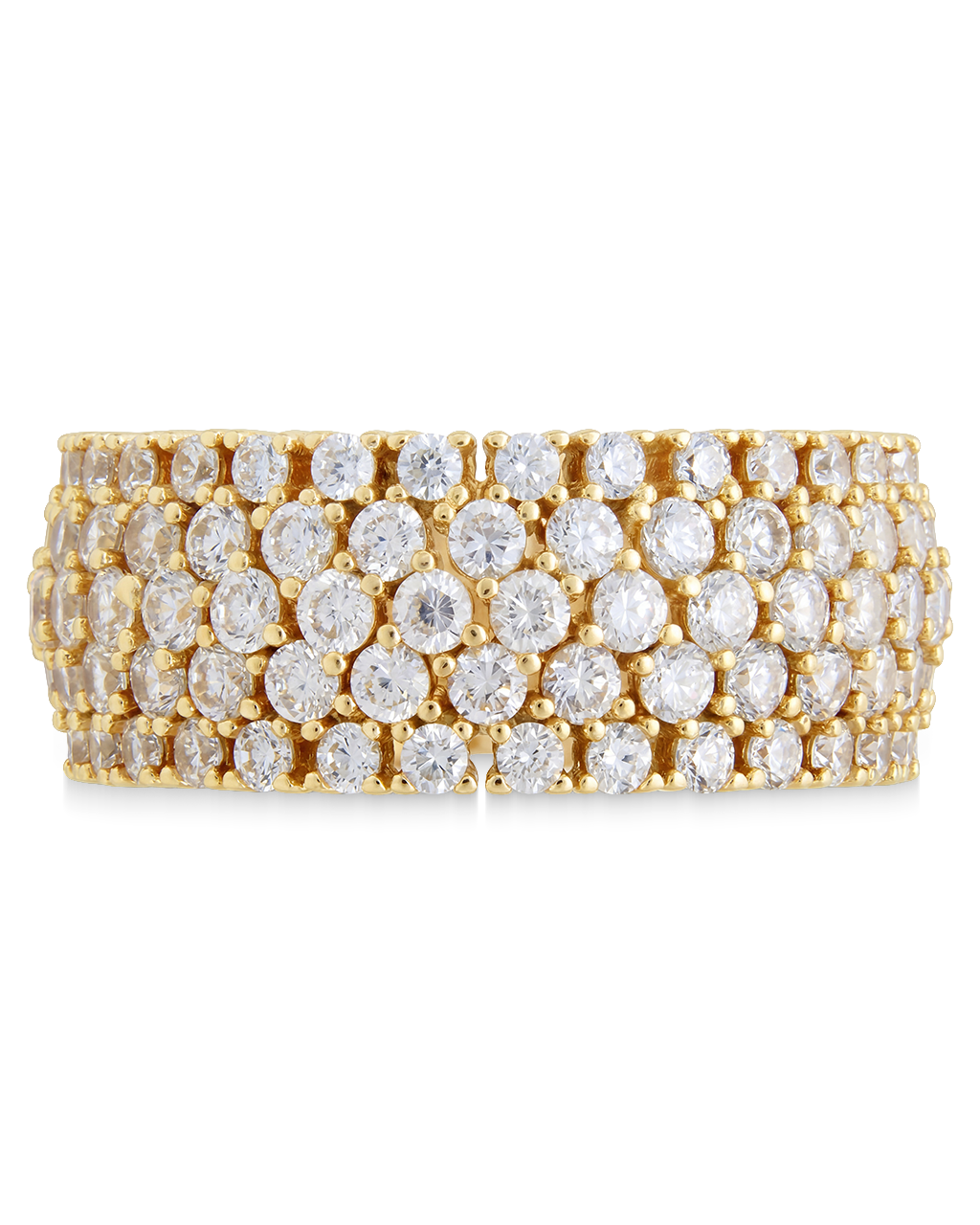 Sterling Silver Yvonne CZ Stacking Ring