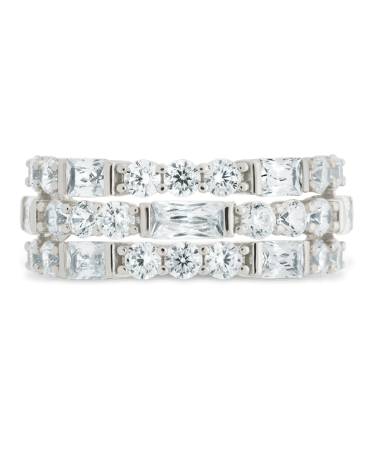 Sterling Silver Kornelia Eternity Ring