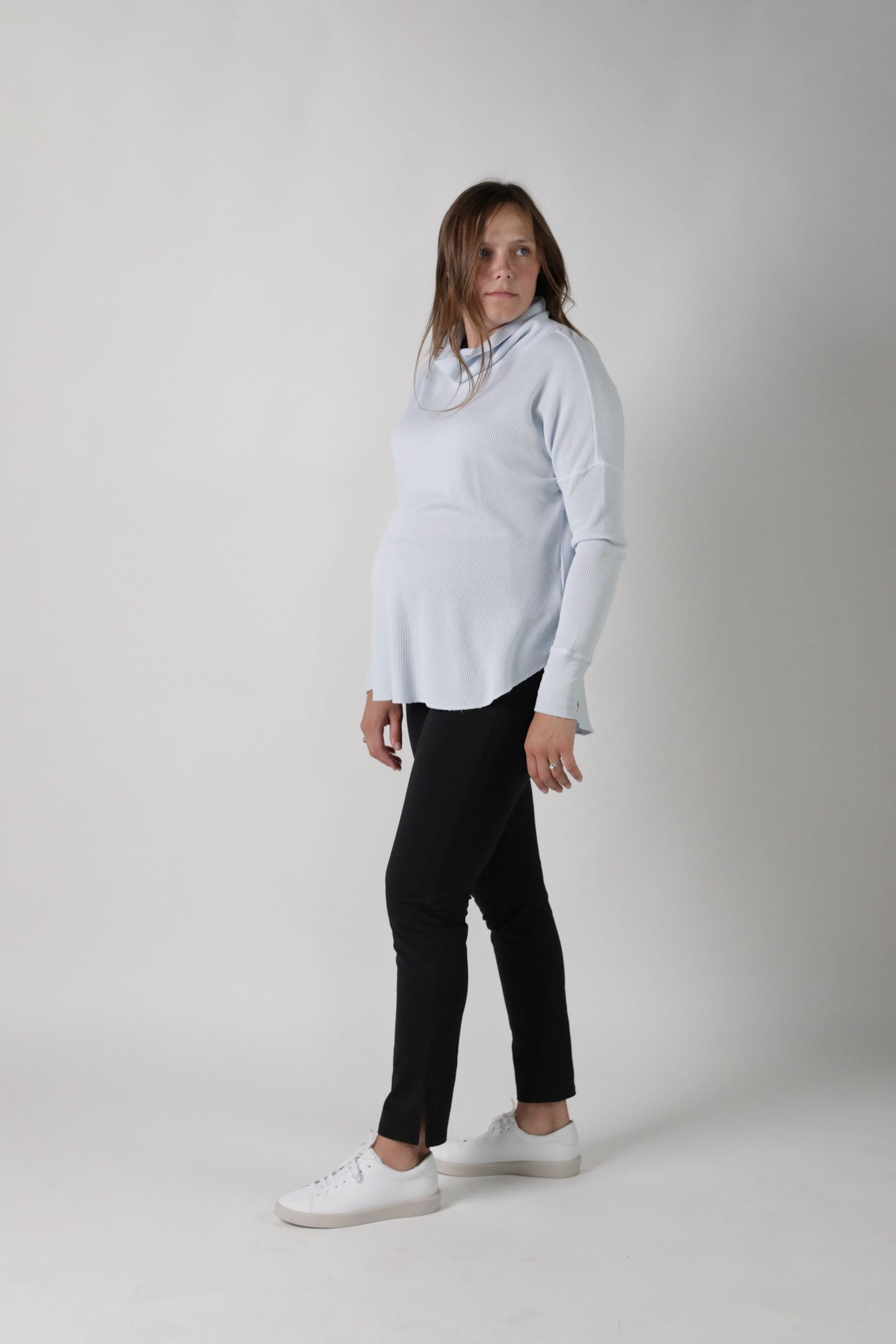 SILEA™ Everyday Style Side Slit Hi-Rise Maternity Legging