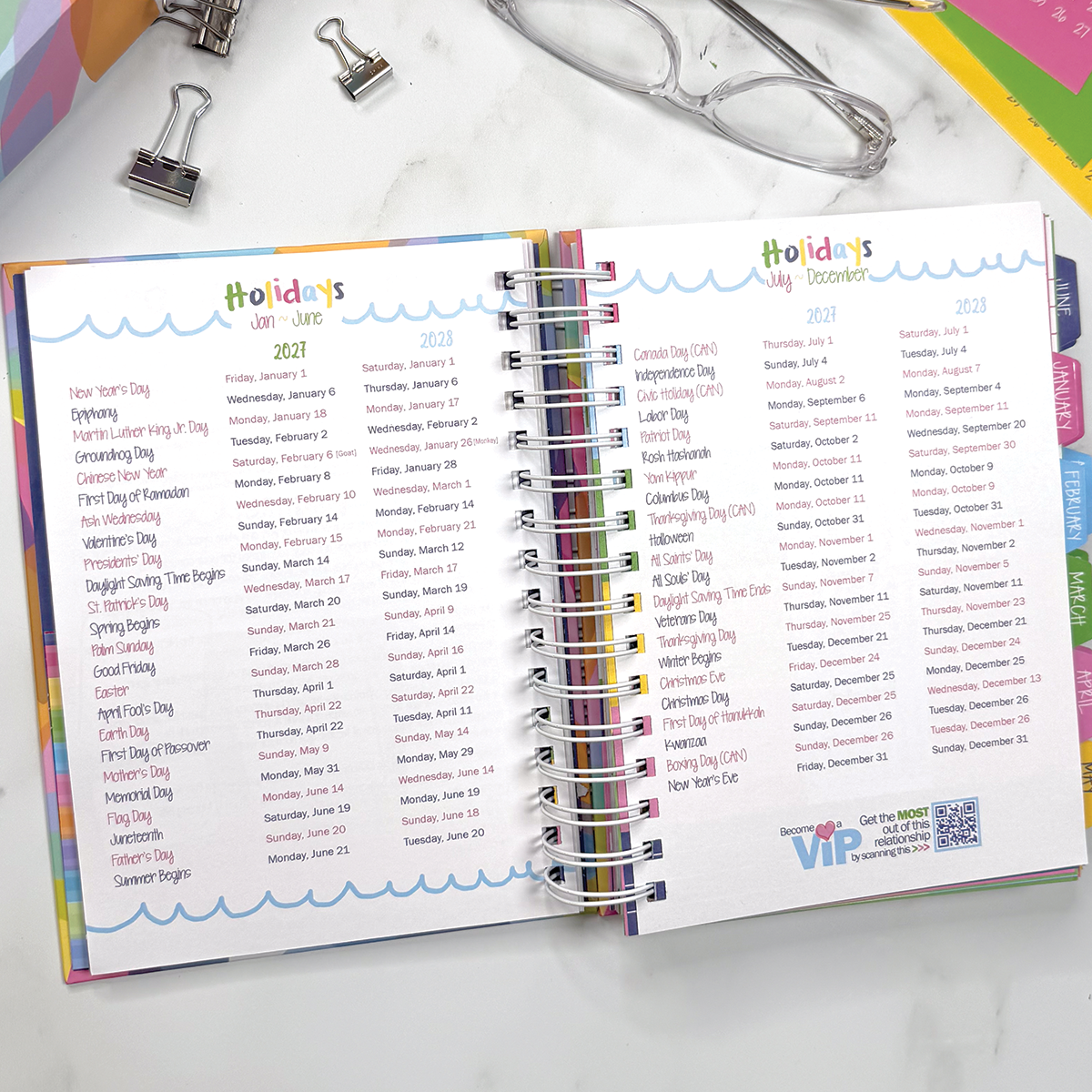 NEW! 2027-2028 Reminder Binder® 24-Month Planner | January 2027 - December 2028