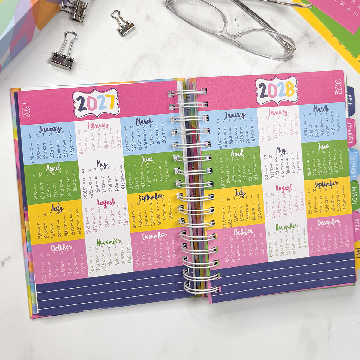 NEW! 2027-2028 Reminder Binder® 24-Month Planner | January 2027 - December 2028