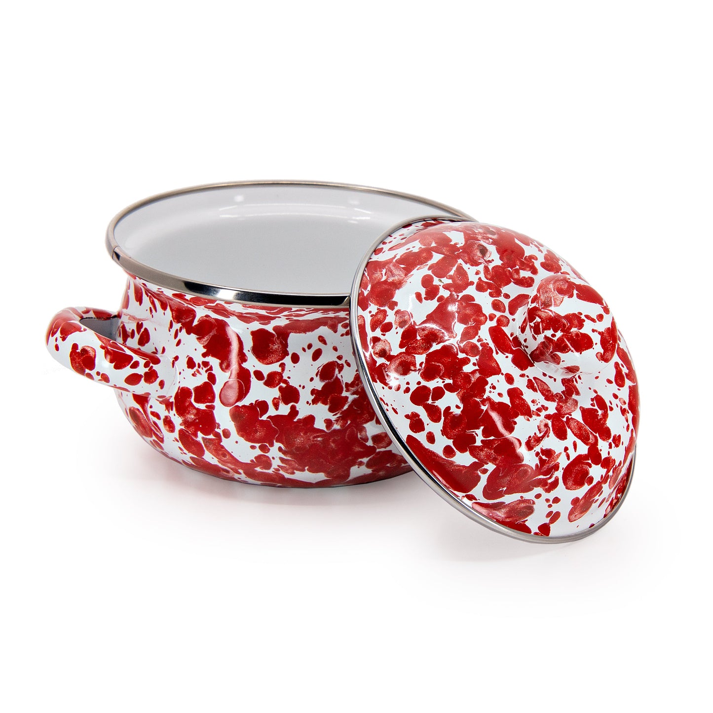 Red Swirl Petite Tureens - Set of 2