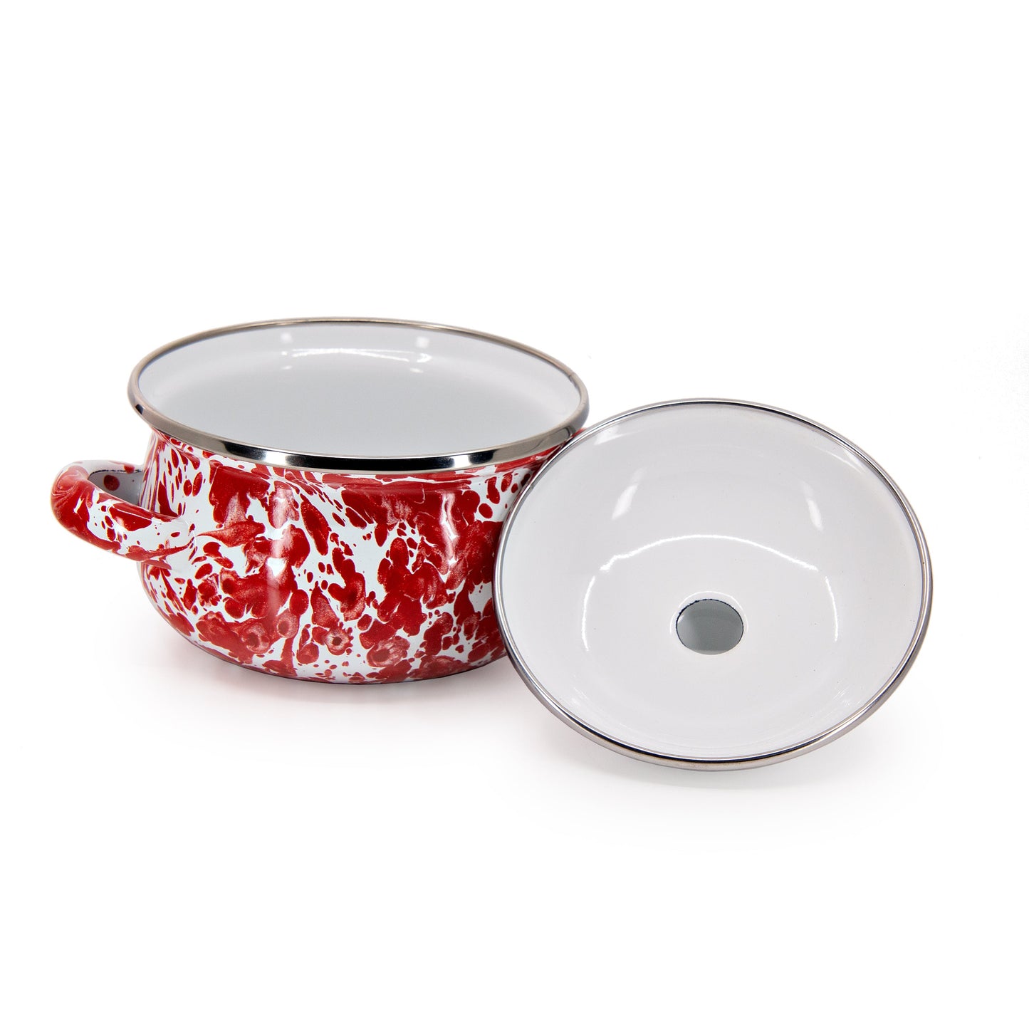 Red Swirl Petite Tureens - Set of 2