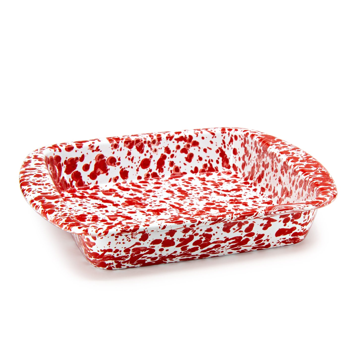 Red Swirl Brownie Pan