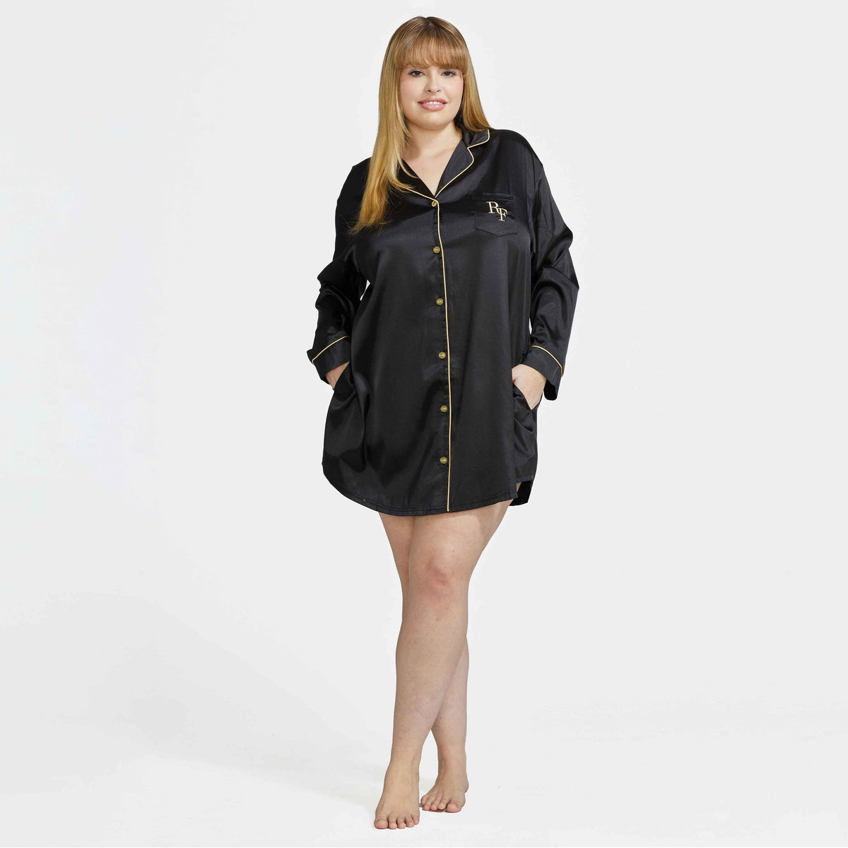 The Satin Boyfriend Sleep Shirt