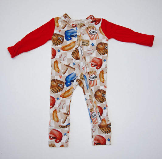 Little Slugger | Two-Way Zip Footie