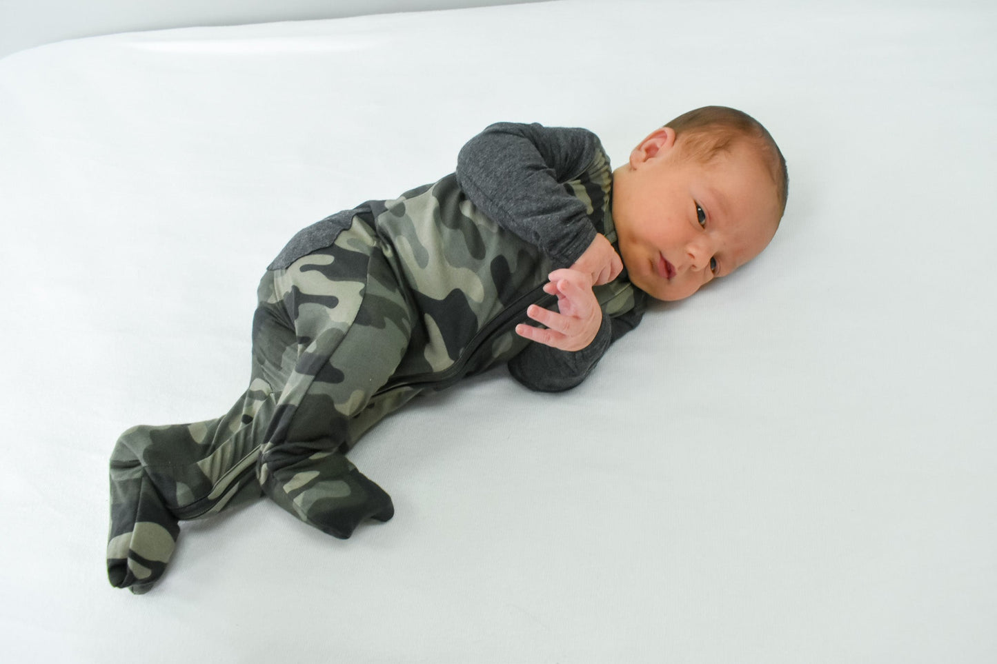 Camo Zip Footie