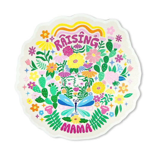 Raising Mama Floral | Sticker