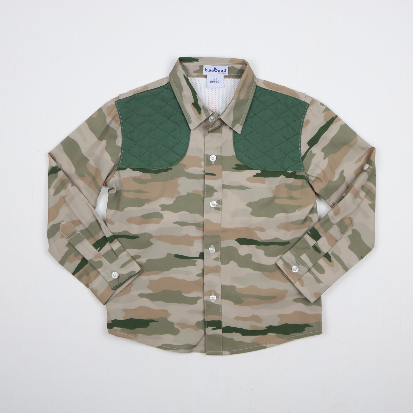 Classic Camo Long Sleeve Shirt – Ranch Collection | Boys Performance Button-Up