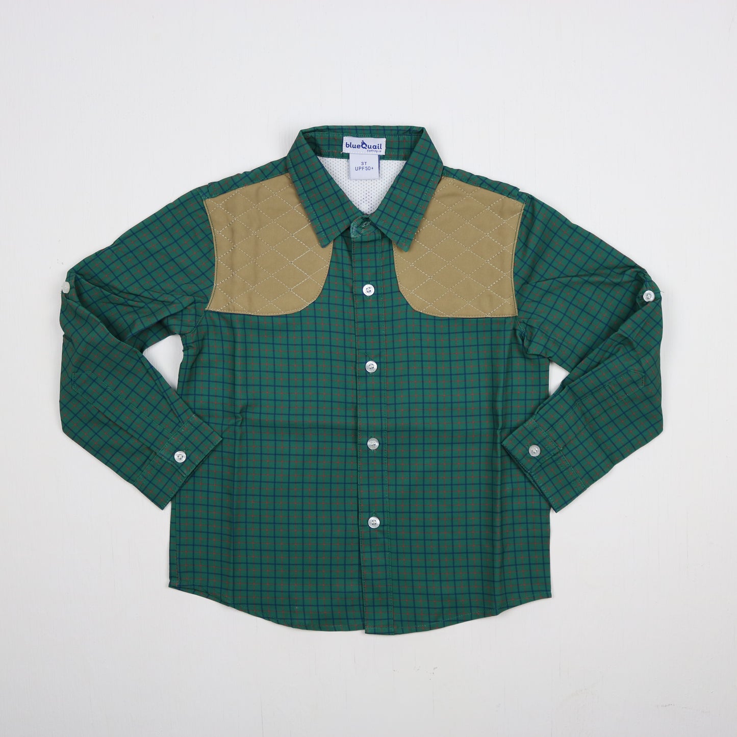 Tattersall Long Sleeve Shirt – Ranch Collection | Boys Performance Button-Up