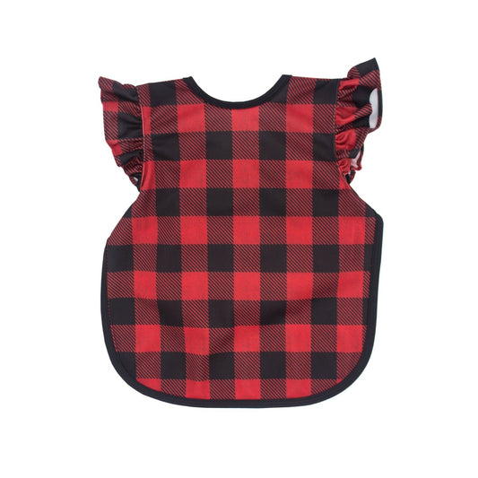 Red Buffalo Plaid Flutter Bapron SALE