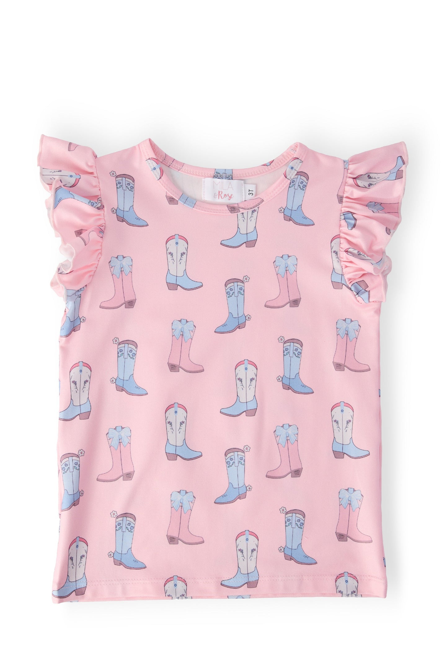 Ribbons & Rodeos S/S Ruffle Tee