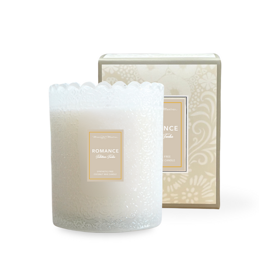 Romance Tahitian Tonka Natural Candle 8oz Kaia Collection