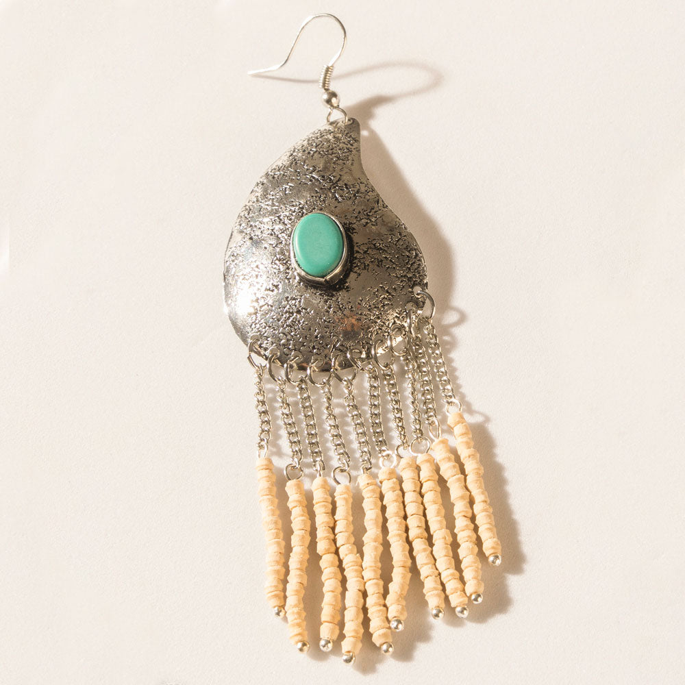 Myra Echoes of Santa Fe Earrings in Canyon Teal