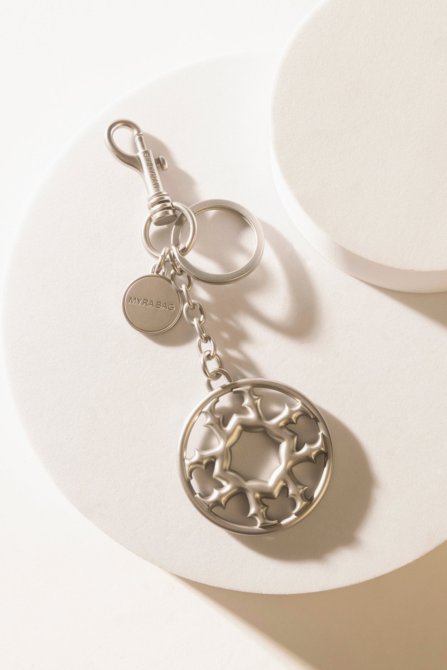 Myra Legacy Loop Charm in Matt Nickel