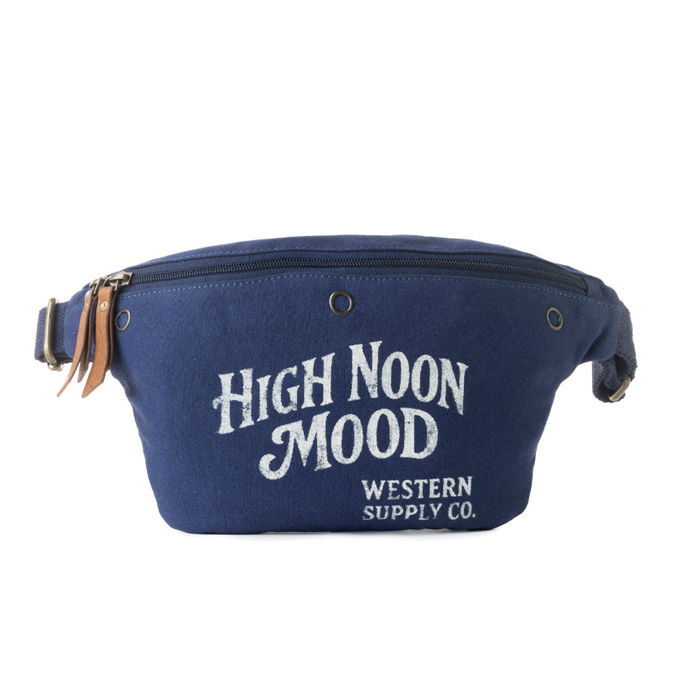 Myra High Noon Fanny Pack for Women in navy with printed detail