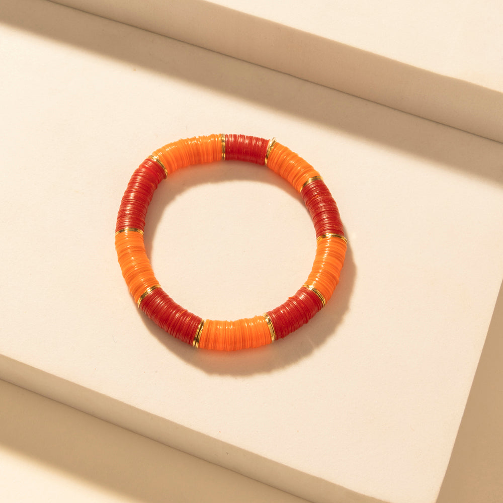Myra Sunset Aire Stack Bracelet in Golden Flame