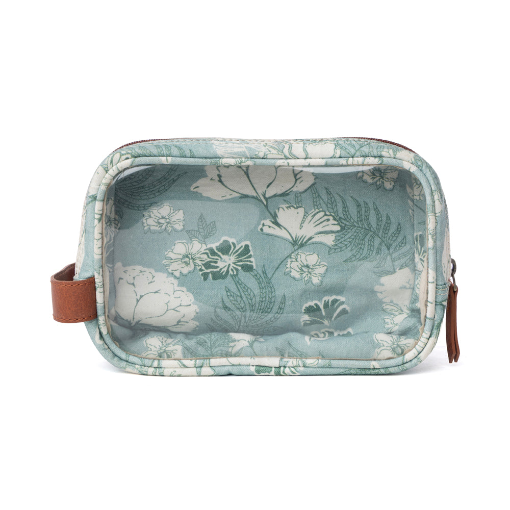 Myra Willow Grove Cotton & Plastic Men's Shaving Kit in Eucalyptus Mist