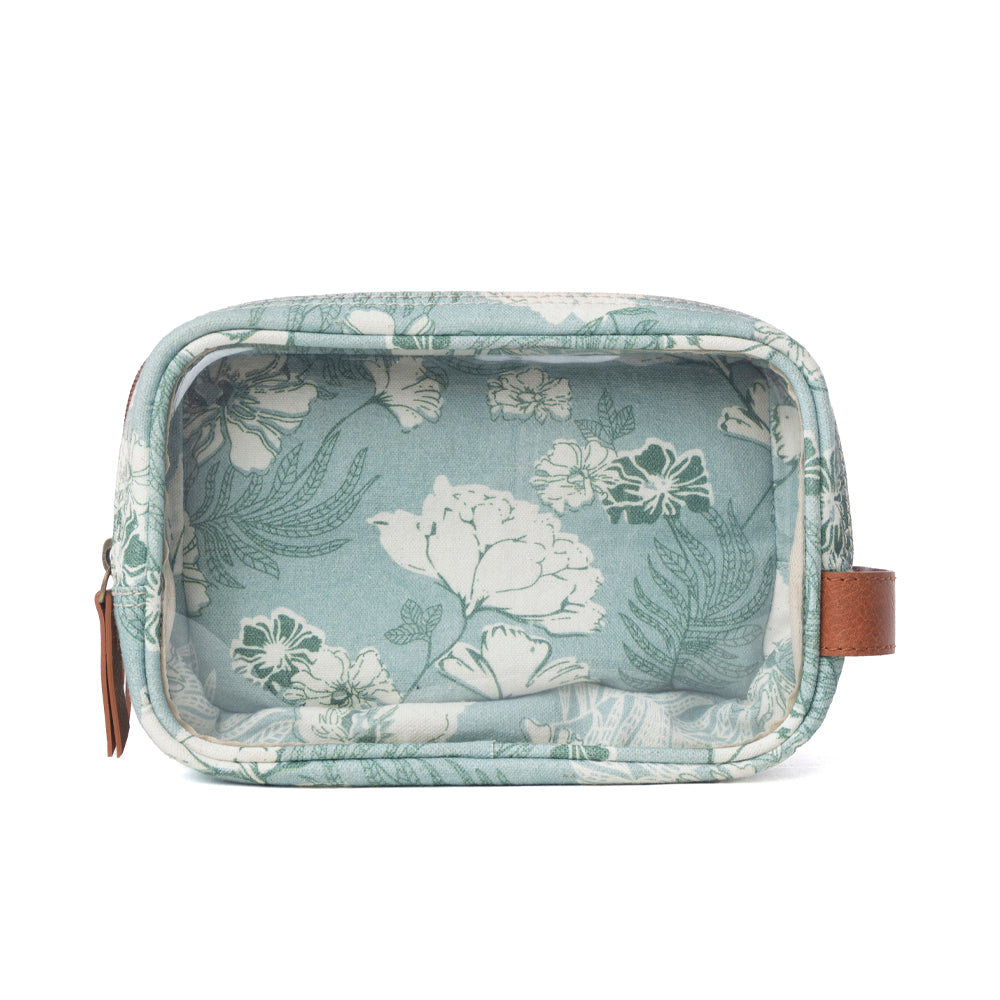 Myra Willow Grove Cotton & Plastic Men's Shaving Kit in Eucalyptus Mist