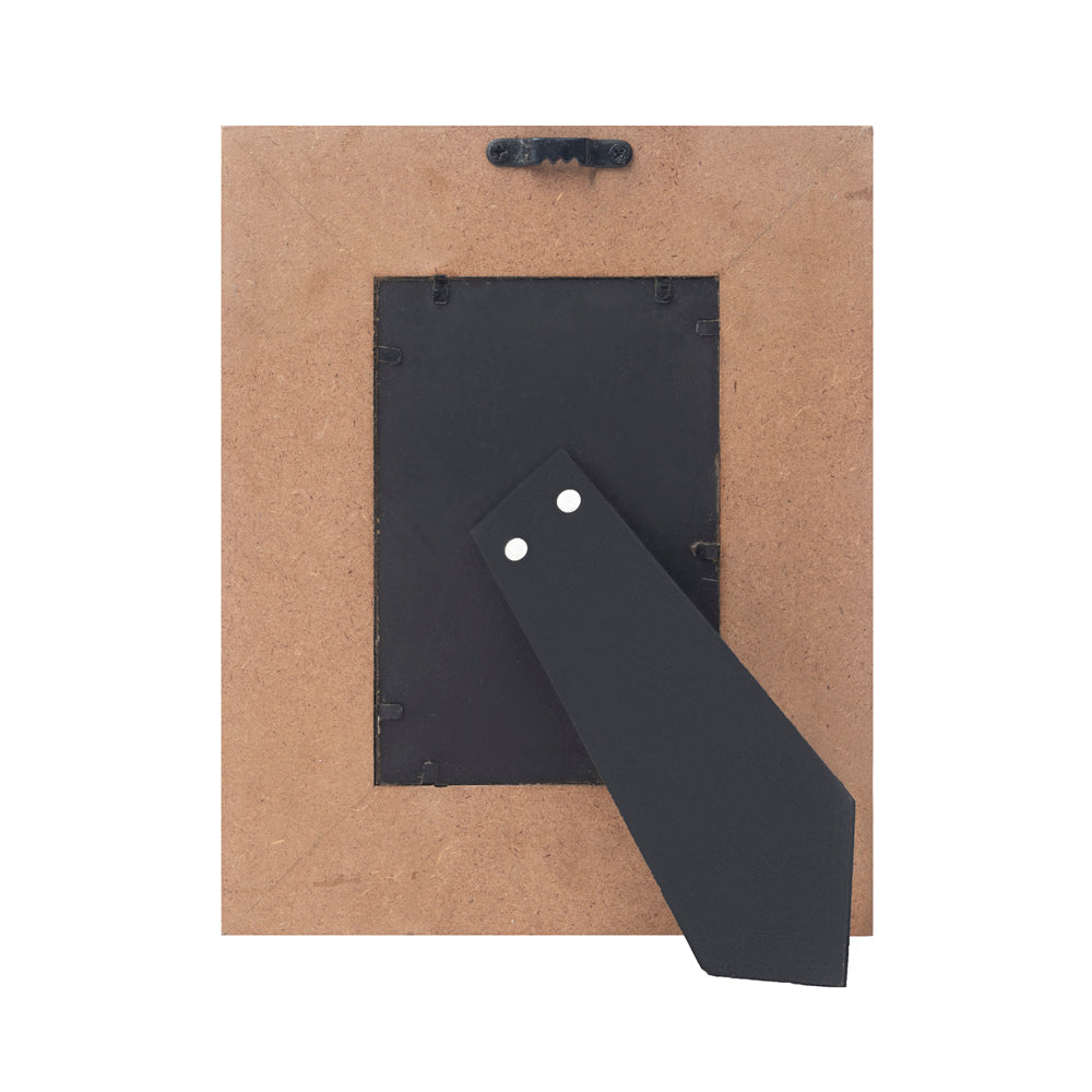 Myra Magnolia Rise Handtooled Leather Photo Frame in Deep Mahogany