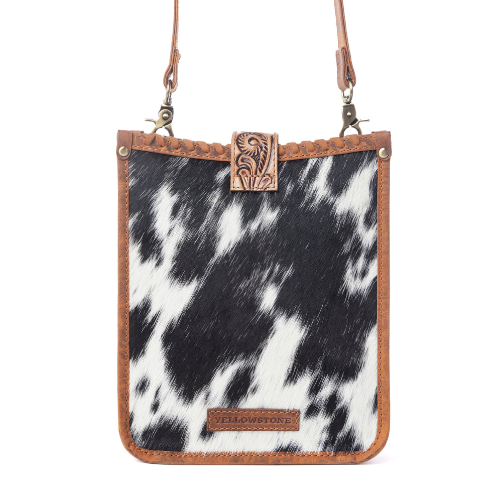 Myra Yellowstone Snowfield Handtooled Bag in Cream Auburn