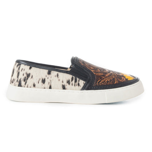 Nehard Western Hand-Tooled Sneakers