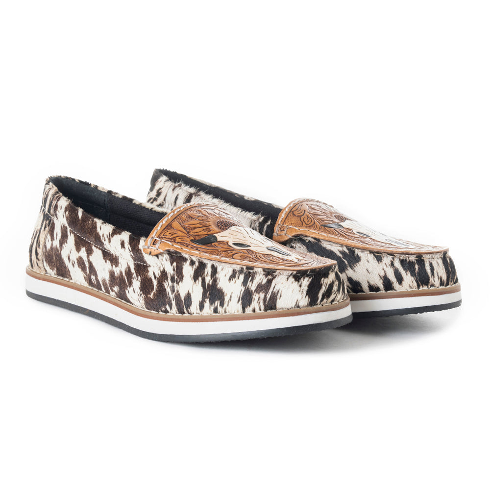 Neutraun Western Hand-Tooled Sneakers