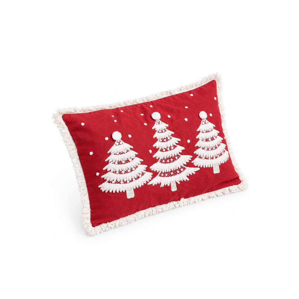 Christmas Tree Hill Cushion Cover