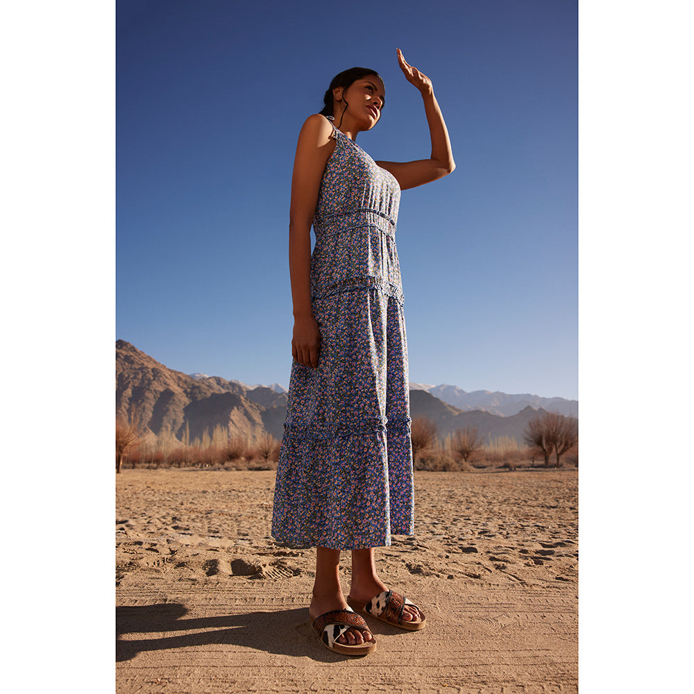 Myra Nevada Handtooled Leather Flats for Women - Double-Strap Sandals with Cushioned Cork Sole for Rodeo Chic Comfort