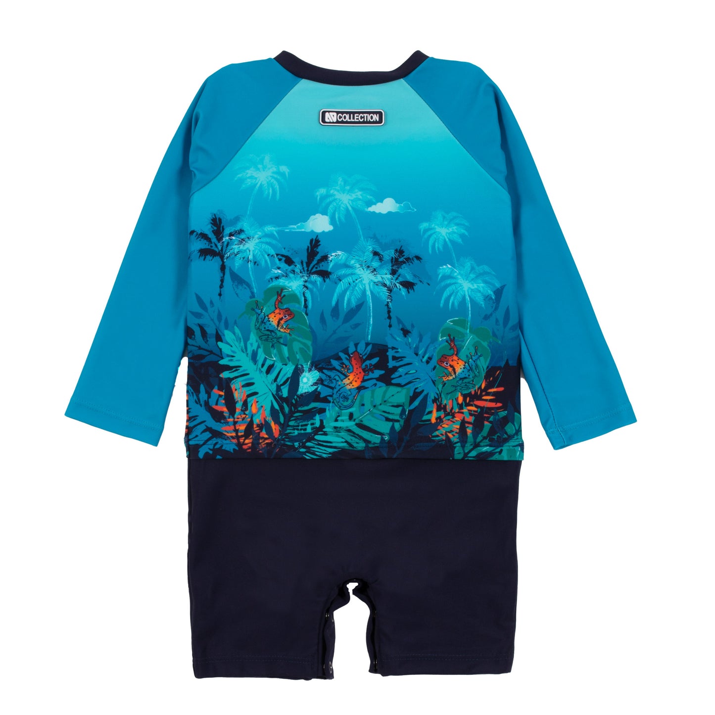 Nano Frogs One-Piece Rashguard Swimsuit