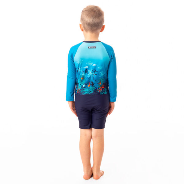 Nano Frogs One-Piece Rashguard Swimsuit