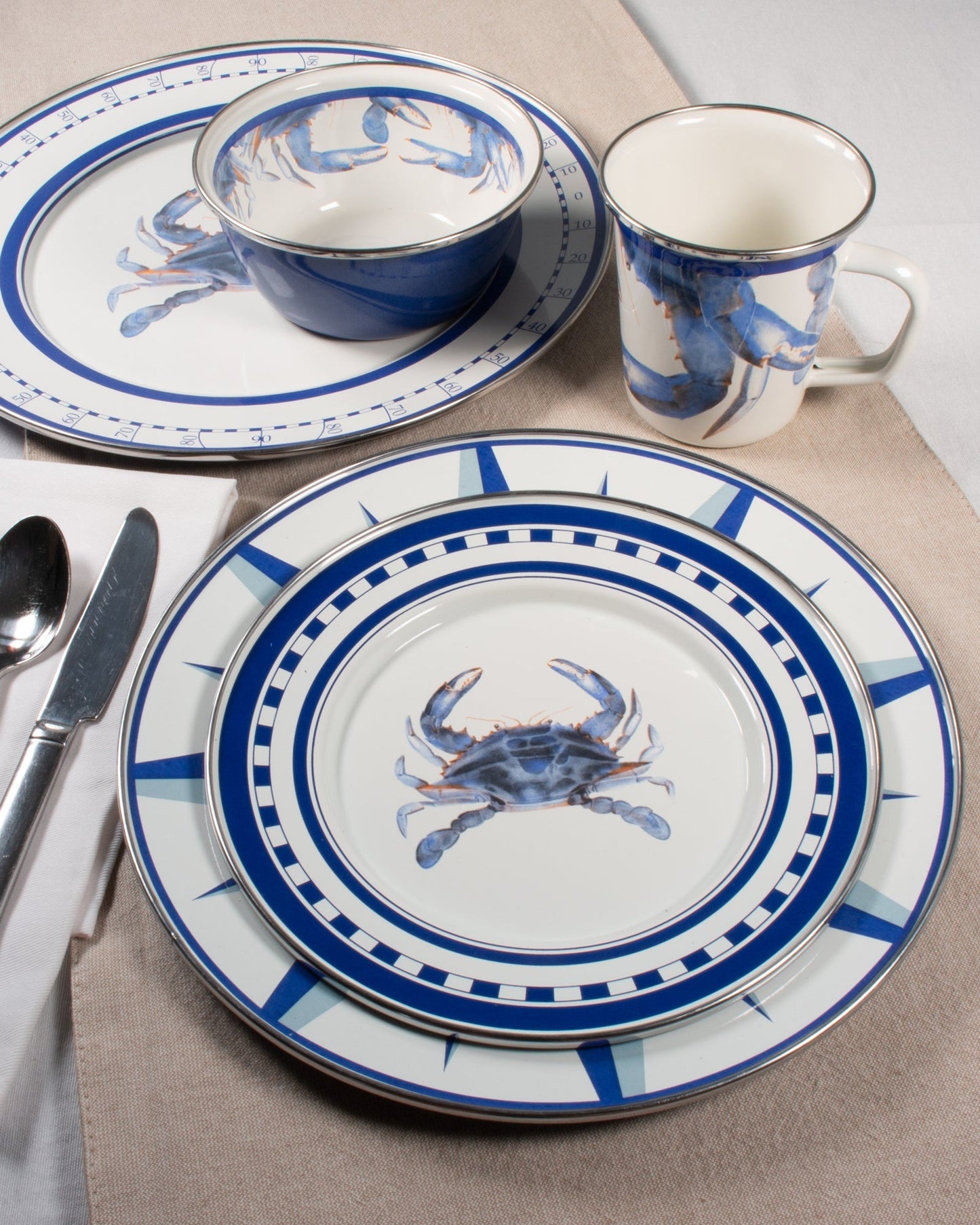 Blue Crab Oval Platter