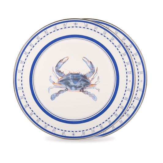 Blue Crab Chargers - Set of 2