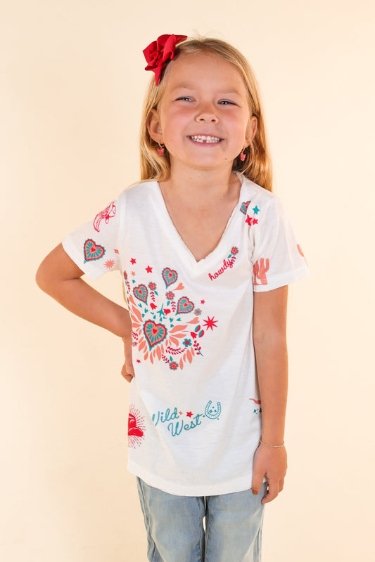 Girls Howdy Love T-Shirt