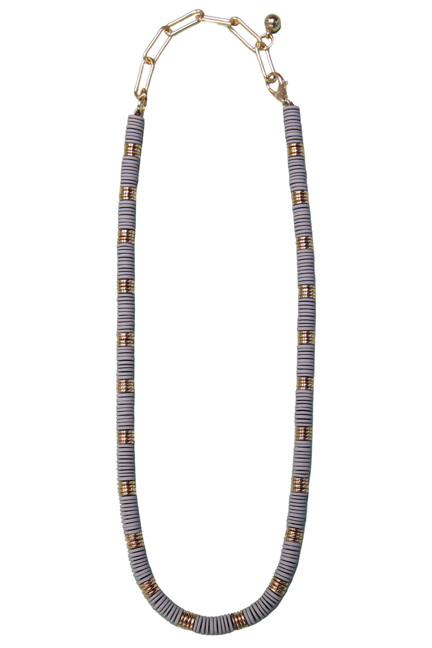 Making Big Statements Grey Chocker Necklace